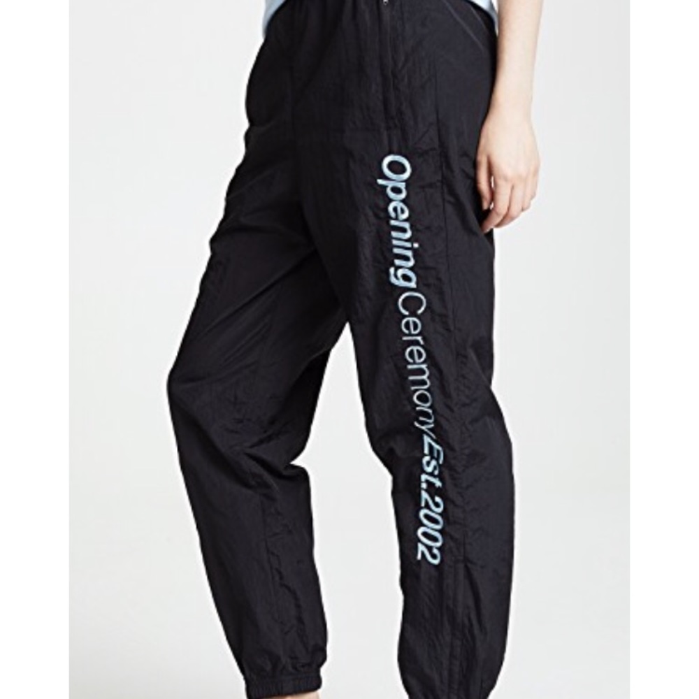 Opening ceremony nylon jog pants.